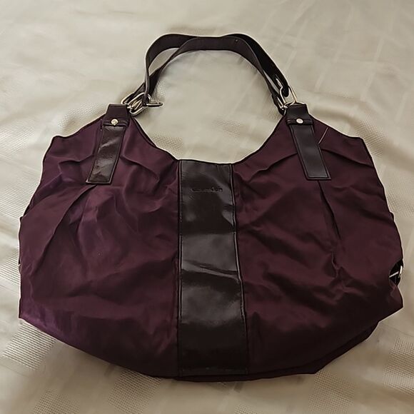 Calvin Klein Shoulder Bag Purple 12"×18" - Picture 5 of 16